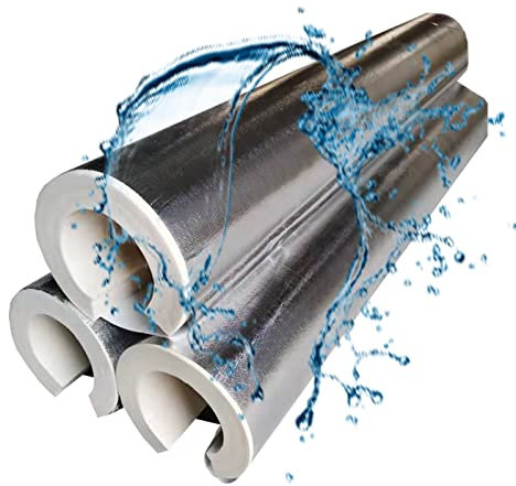 YFZNWHX 1m Rohrisolierung, 27-250mm Innendurchmesser 20mm Dämmschichtdicke, Schaumstoffschlauch, Isolierung Heizungsrohre,Schutz Der Pipeline (Size : ID219mm)