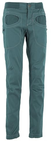 E9 Onda Rock 2.2 - Pantaloni da arrampicata da donna, Verde lago, S