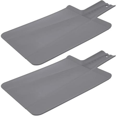 Westmark Flexi skärbrädor – 2 högkvalitativa, vikbara skärmattor för enkel skärning av mat, 637 x 21 x 0,4 cm – grå, 21822E3