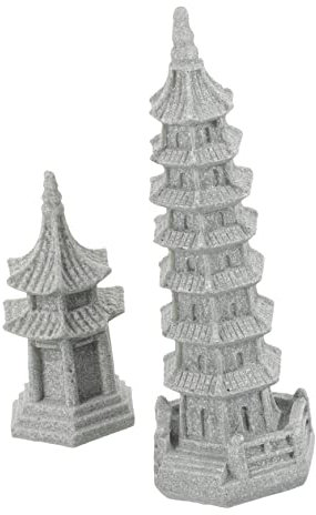 BESPORTBLE 2pezzi Decorazione Statua Padiglione Simulato Per Speciali e Decorazioni Natalizie