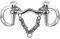 Equine Smile ES0068 Gebiss Kimblewick Springkandare starre Stange mit Schlitzen und Zungenfreiheit aus satiniertem Edelstahl Gebissstärke 16 mm (14.5 cm)