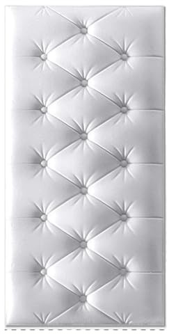 QAUUCP Pannelli da Parete Imbottiti Testiera da Parete Tatami autoadesiva anticollisione Morbida 3D Sfondo Adesivo da Parete 4MM Cuscino Antiurto for Camera da Letto for Bambini(30x60cm,12MM)