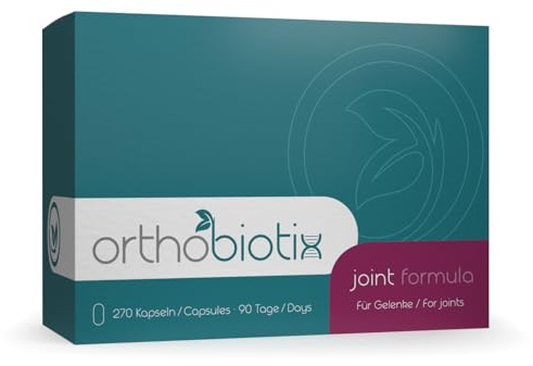 orthobiotix joint formula - mit Glucosamin, Chondroitin, MSM, Hyaluronsäure und 10 weiteren Nährstoffen - 270 Kapseln hochdosiert