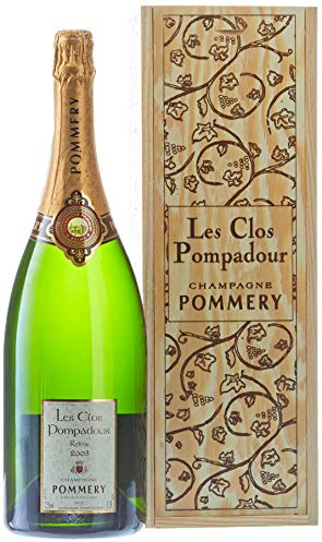 Champagne Pommery Clos Pompadour Millésime 2003 sous caisse bois - 150 cl