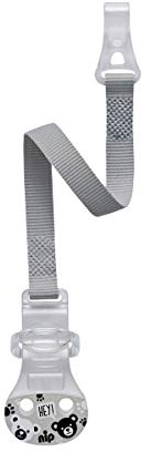 NIP Schnullerband mit Haken Unisex Bär