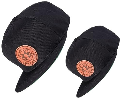 Bexxwell Snapback Cap 2er-Set Partnerlook für Klein und Groß