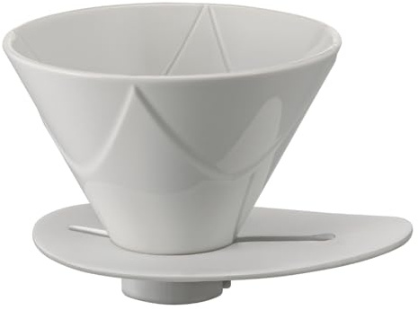 HARIO V60 Mugen - Gotero para café, tamaño 02, color blanco