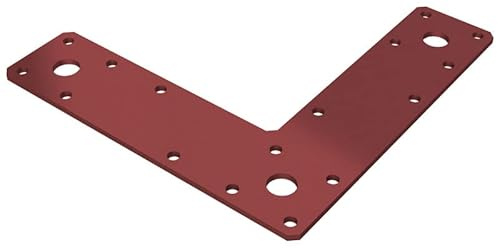 BPC Fixings Doppelt beschichtete 'L' Halterung, 10 Stück, 150 mm Länge x 150 mm Breite x 37 mm Höhe