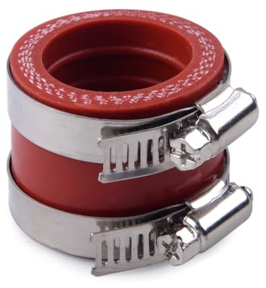 DXHSLH 28mm 30mm Blu/Rosso Gomma Carb Aspirazione Tubo di Aspirazione Adattatore Collettore Manicotto di Avvio Interfaccia for Carburatore Moto (Color : Red)