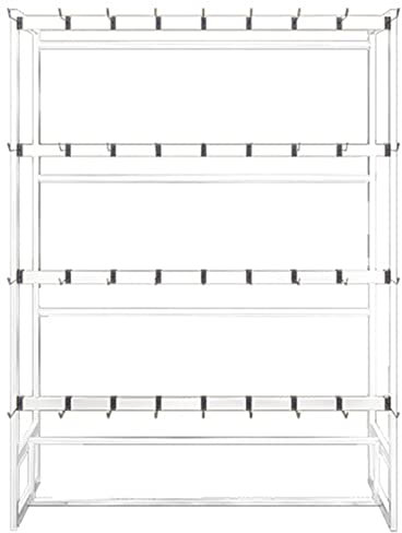 Garderobenständer, Kleiderständer zum Aufhängen von Kleidungsstücken im Einzelhandel, Kleiderständer zum Aufhängen von Socken, Unterwäsche und Bademode (weiß, 100 x 35 x 135 cm)