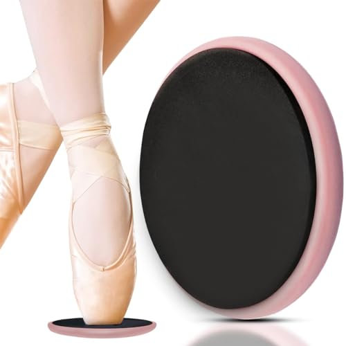 XINWOO Drehbretter für Tänzer: Ballett, Eiskunstlauf, Geschenk, Tanz-Drehbrett, Drehbrett zur Verbesserung des Gleichgewichts, Pirouette, Tanzausrüstung, tragbare Boden-Drehscheibe, Rosa