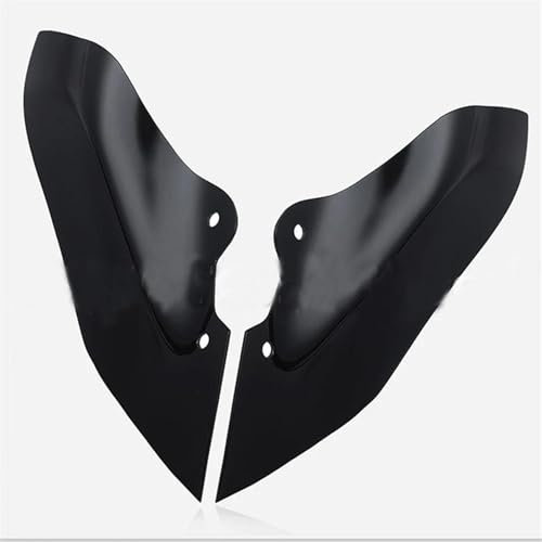 DZSLLOOI Ala Aerodinamica Parabrezza Anteriore Motocicletta Pannello Laterale Copertura Carenatura per MT10 per MT-10 per FZ-10 per FZ10 Deflettore Vento Alettone Moto(Nero)