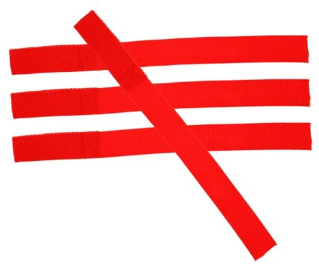 Correa de Winch Roja 4 Piezas de Poliéster para Remolque | 4 Unidades, Alta Tensión y Sujeción Segura, Uso Versátil en Tráiler y Carga