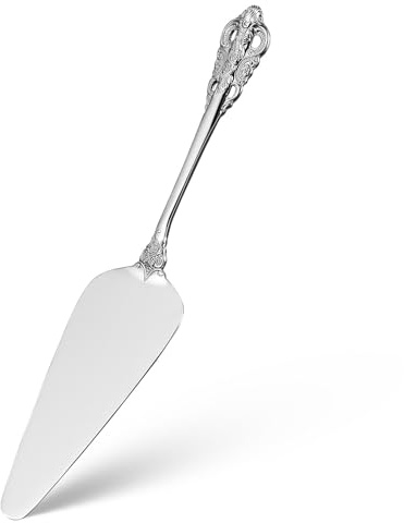 Ciieeo Spatola Resistente alla Deformazione in Acciaio Inossidabile 304 per Torta Manico Scolpito per Decorazioni e Fette Precise in Cucina