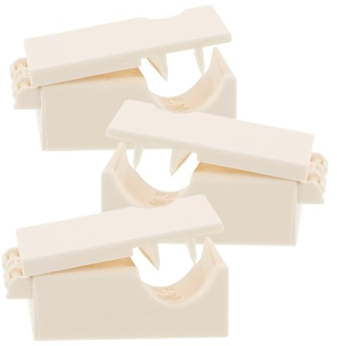 Veemoon Lot de 3 Éplucheurs à Crevettes en Plastique Robustes, Dispositif de Décorticage Réutilisable pour Crevettes et Écrevisses, Outil Compact Cuisine Domestique et Professionnelle,