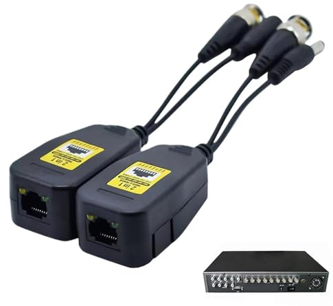 Transmitter- und Receiver-Set,Audio-Netzwerkkabel-Splitter-Gerät - Fernsehempfänger - für Streaming von Video- und Audiosignalen auf Bildschirm, Laptop, Display, Projektor, Monitor, PC, Smartphone