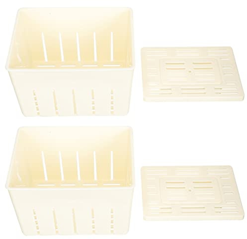 TOPBATHY Tofu Formen Set 14X10.5X9.5 cm Kunststoff Für Hausgemachte Tofu Herstellung Küchenwerkzeug Praktische Tofupresse Für Haushalt Und Küche
