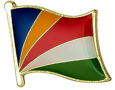 1Pc Seychelles Bandera Pin De Solapa,Broche De Insignia Pines De La Bandera De Seychelles Recuerdo Nacional Novedad Accesorio Camisa Corbata Mochilas Decoración Mujeres Hombres Sofisticado Moda