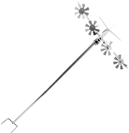 CAXUSD Metall Windmühle Flugzeug Garten Dekoration Eisen Windrad Ornament Outdoor Accessoire Praktisch Klassisch