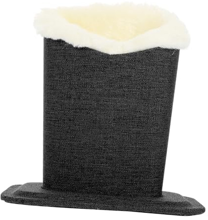 JEWEDECO Repose Lunettes Support en Tissu Créatif et Moderne en Peluche Noir Multifonction pour Bureau et Maison pour Lunettes de Soleil et Adultes