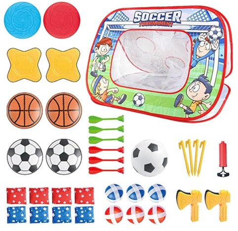 Ancsttu Cornhole-Spielset für Kinder, Sitzsackwerfen für Kinder - Cornhole Bean Bags Spiel für Kinder,Corn Hole-Spiele, Cornhole-Brettset, interaktives Kinder-Outdoor-Spielzeug für und Mädchen