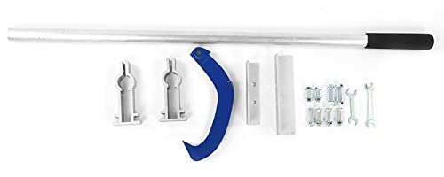 Mavaol Elevador de troncos, herramienta ergonómica de portabrocas de madera de aluminio, ligero, portátil, transportador de troncos multifuncional para silvicultura, camping y uso