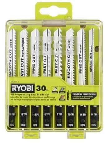 30 PC. ALL PURPOSE JIG SAW BLADE SET