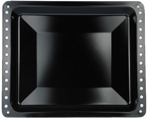 Self Spares Mini plaque émaillée universelle noire, dimensions 423 x 347 x 40 mm, plaque de cuisson pour mini fours