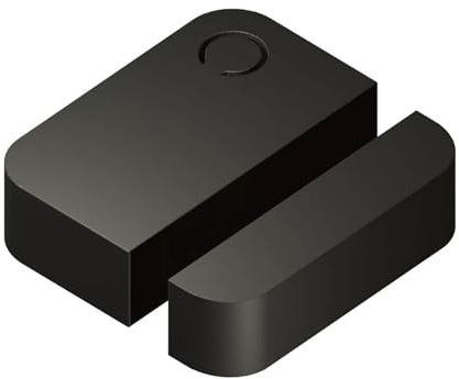 Door Sensor Cover Compatible with Ring (Color Matching), Snap-On Design for Ring 1st/2nd Gen Sensors, Strong Protective to Hide White Sensor, Upgrade Home Security Aesthetics - Black
