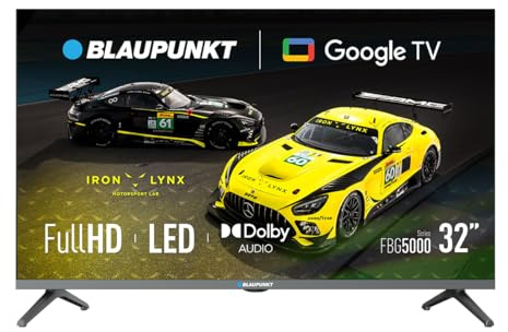BLAUPUNKT Smart TV 32 Full HD LED, Google TV con Chromecast, 32FBG5000S