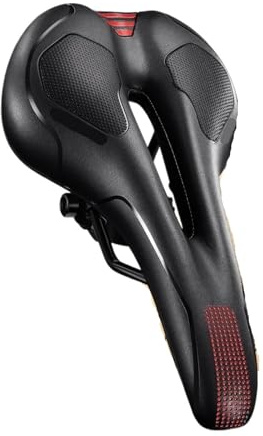 Compatibilità for sella da trekking YOUNGDO, cuscino for bicicletta in schiuma di gel impermeabile e confortevole, for MTB, bici strada allenamento(Blue)