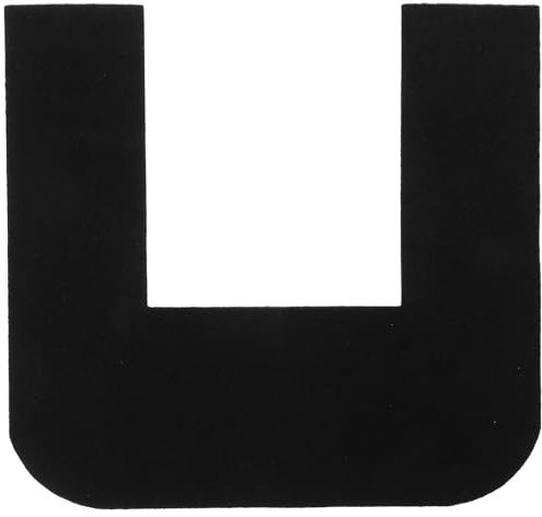 VICASKY Tappetino per Wc Forma a U Antiscivolo in Microfibra Assorbente 55x55,8 Cm, Tappeto Bagno Lavabile Base in Tpr, Protezione Pavimento per Casa, Ufficio e Hotel