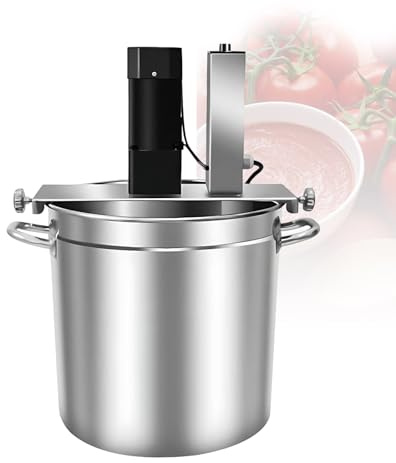 Batidora Eléctrica Profesional, Mezclador Auto-Removible, Olla Automática 15L/25L/40L para Sopas, Mermeladas y Cocina Profesional(40L)