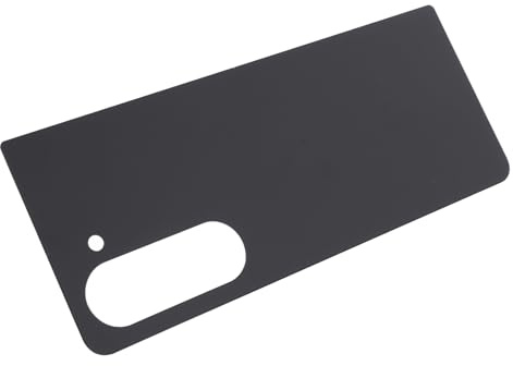 Fabater Bakre Glasskyddsbyte för Z Fold 5 5G, Allt-i-ett Reparationssats med Lim för Snabb Installation, Frostat (Svart)