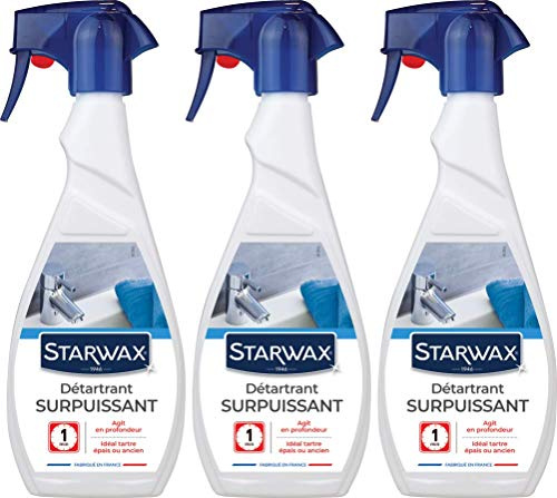 Glanz 663 Kalklöser für Synthetikmaterial Badezimmer – Lot de 3