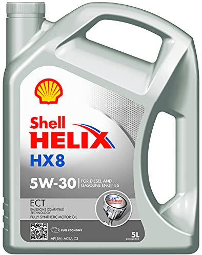 SHELL Motoröl 5W-30 Helix Vollsynthetiköl Motor Öl ACEA C3 API SN HX8 ECT 5L