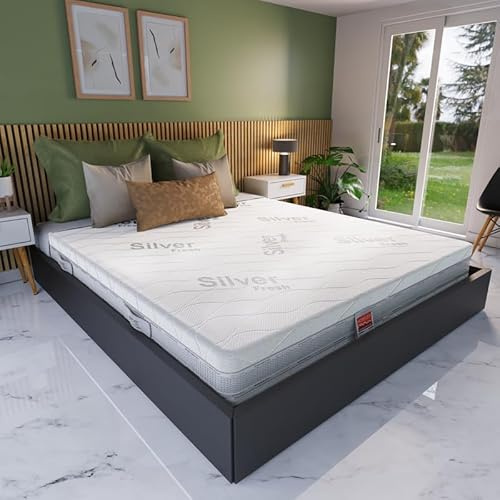 COPRIMATERASSO MATRIMONIALE 160X190 h20 Fodera Materasso Matrimoniale con Cerniera, Ideale Guscio per Materasso Sfoderabile con comoda Zip, Coprimaterasso Antiacaro Traspirante, Morflex Made in Italy
