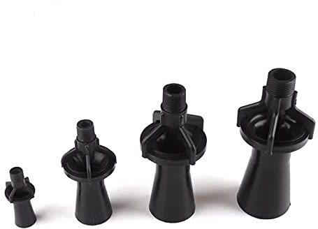 TRENTSNOOK Schlauchverbinder 1 Winkelförmige Venturi-Düse 1/43/8 1/23/4 Mischfuß Mischen und Schlagen elektrischer Schwimmbad Kunststoffdüse (Color : 1l4inch)