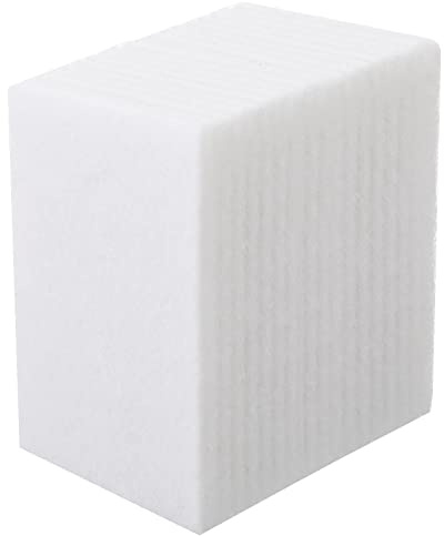 20 Almohadillas Blancas para Fregar antiarañazos no Tejidas, esponjas de Estropajo Multiusos abrasivas multisuperficie para Limpieza y Pulido (4.5 x 9.8 Pulgadas)