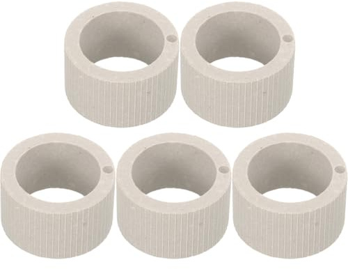 PRETYZOOM Aquarium Water Plant Fixing Rings 5Pcs Ceramic Underwater Plant Holders for Fish Tank Stability and Aquatic Arrangement 1.77X1.77X0.98 Inch