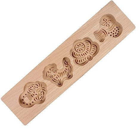 Wood Mooncake Mold Cookie Mold for Baking Mini Cakes