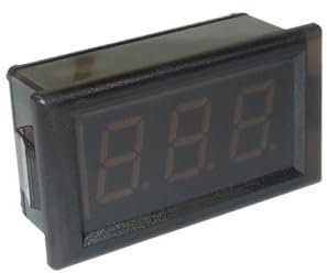 DC 10A Trasformatore DC Amperometro Misuratore di corrente Ampere Meter Test Corrente negativa diretta Alimentazione DC 4-30V LED Rosso