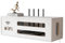 PUIOTEAI Router Schrank, WiFi Box, Aufbewahrungsbox für Verstecken Router und Kabel, Router Regal, TV Kabel Organizer Wand Montiertes Router Kasten(White)