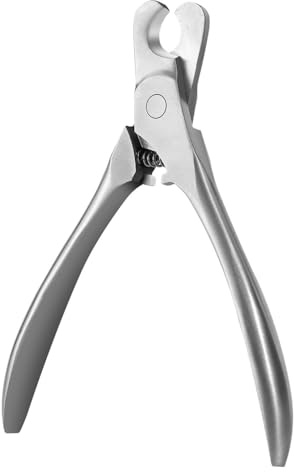 Cat Nail Clipper, Stainless Steels Pet Nail Cutters with Crescent-Shaped Cutter Avoid Overcutting for Dogs Cats Rabbits