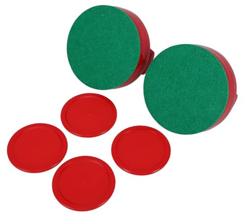 Abaodam Eishockeyschläger Und Pucks Für Tischhockey Ersatz-eishockeyschläger Und Pucks Eishockeypucks Und Schieber Tischhockeyschieber Eishockeyzubehör Für Spielzimmer Und Spieleabend