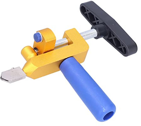 Holigie Fliesenschneider-Handwerkzeug, Fliesenglasschneider-Werkzeugsatz, 2-in-1-Mehrzweck-Aluminiumlegierung, Fliesenschneider-Brechzange für das Schneiden von