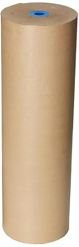 Intermix Supplies Brown Masking Paper Roll 36 – 50gsm, 180m Long | Perfect for Automotive & Body Shop Paint, High Wet Strength