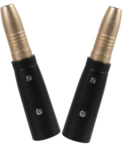 DIYEAH Adaptateur Audio 1/4 Pouce vers XLR Femelle 3 Broches 2 Pièces Connecteur Microphone pour et Amplificateurs Matériau Sûr Transmission de Signal