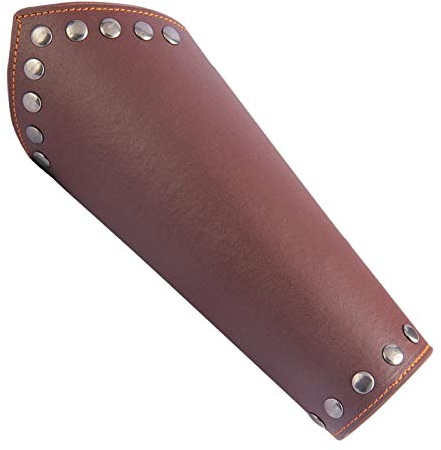 Läderhandskar unisex armskydd medeltida stöddräkt rekvisita brun