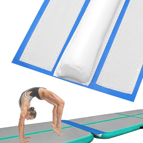 BUERPINKING 1 meter Air Track förbindelseband för uppblåsbar tumbling gymnastik/yoga/camping, träningsmattor (blå)